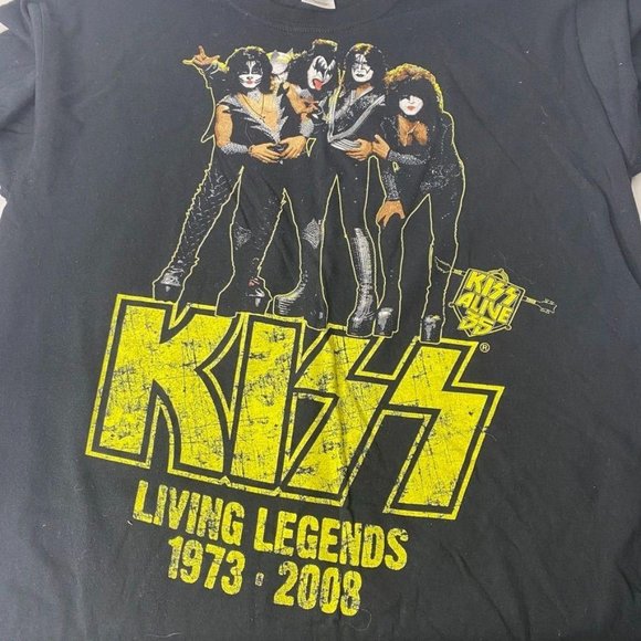 KISS Alive 35 Living Legends 2008 World Tour T Shirt Unisex L Rock Simmons - Picture 2 of 8